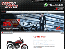 Tablet Screenshot of hondacentromotos.com.ar